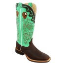 Twisted X Westernstiefel Ruff Stock mintgrün