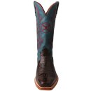 Twisted X Womens Hooey Boot Coffee/blue